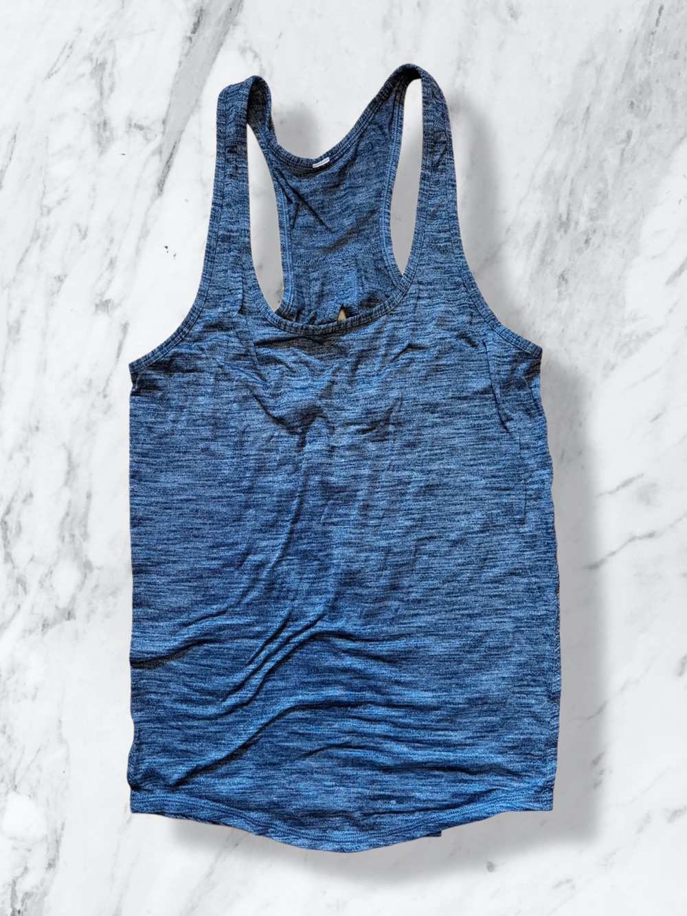 Lululemon Grey Space-Dye Tie in The Back Tank Top